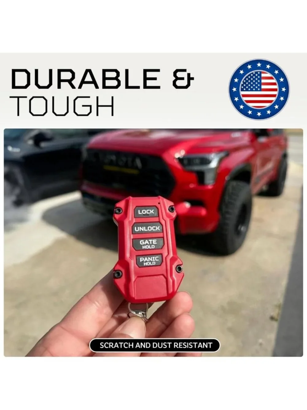 Replacement Key Fob for Toyota Tacoma, Tundra, 4Runner, Sequoia | Custom USA